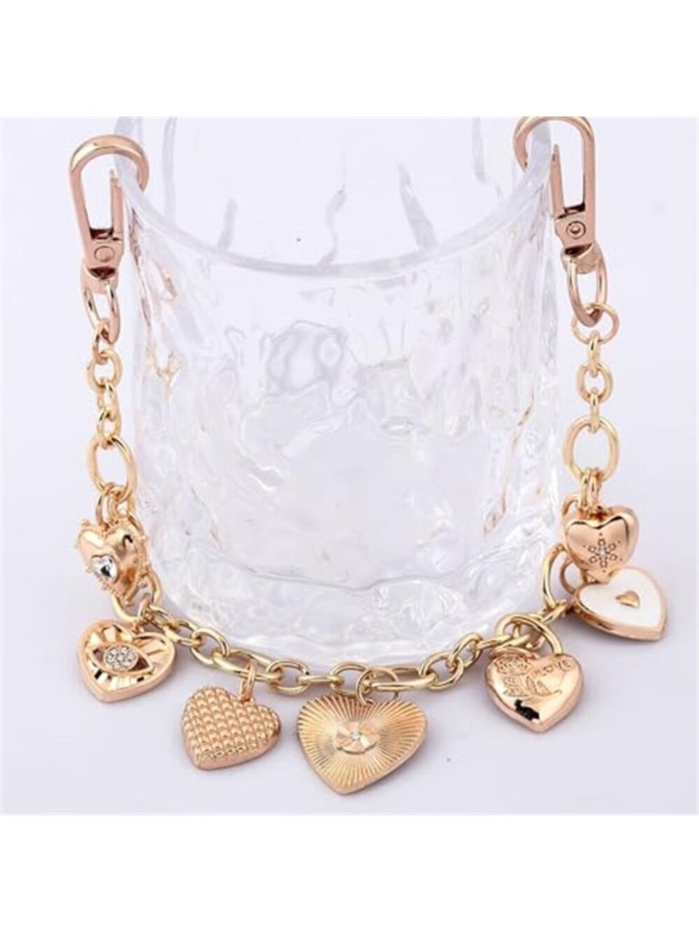 Bag Purse Charm Chain for Handbags - Gold Key Chain Accessories - Cute Keychain - Picture 4 of 7